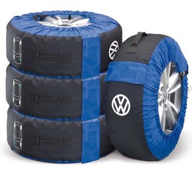 Original VW Reifentaschen blau für Kompletträder bis 18 Zoll 000073900