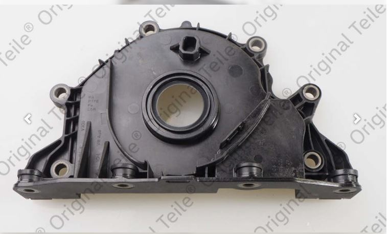 Original VW Audi Seat Skoda Dichtflansch Kurbelgehäuse vorn Steuerseite 1,6 2,0 TDI 04L103151A