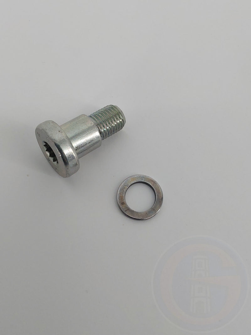 Original VW Zylinderbundschraube Gurtführung oben mit Unterlegscheibe N98924301 N90900602