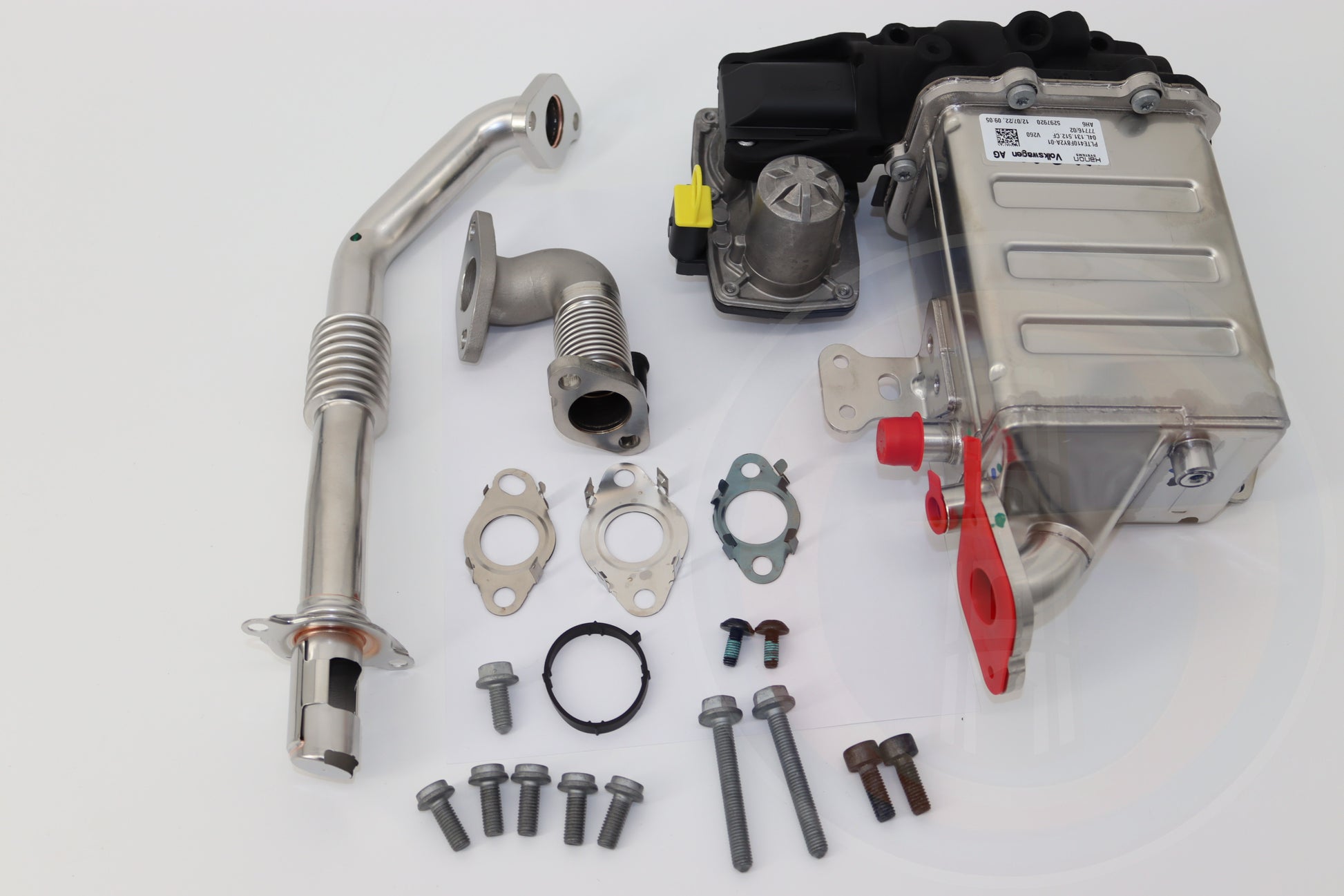 Original VW T6 2.0 TDI Reparatur-Satz AGR Kühler Abgaskühler Abgasrückführung mit Anbaumaterial