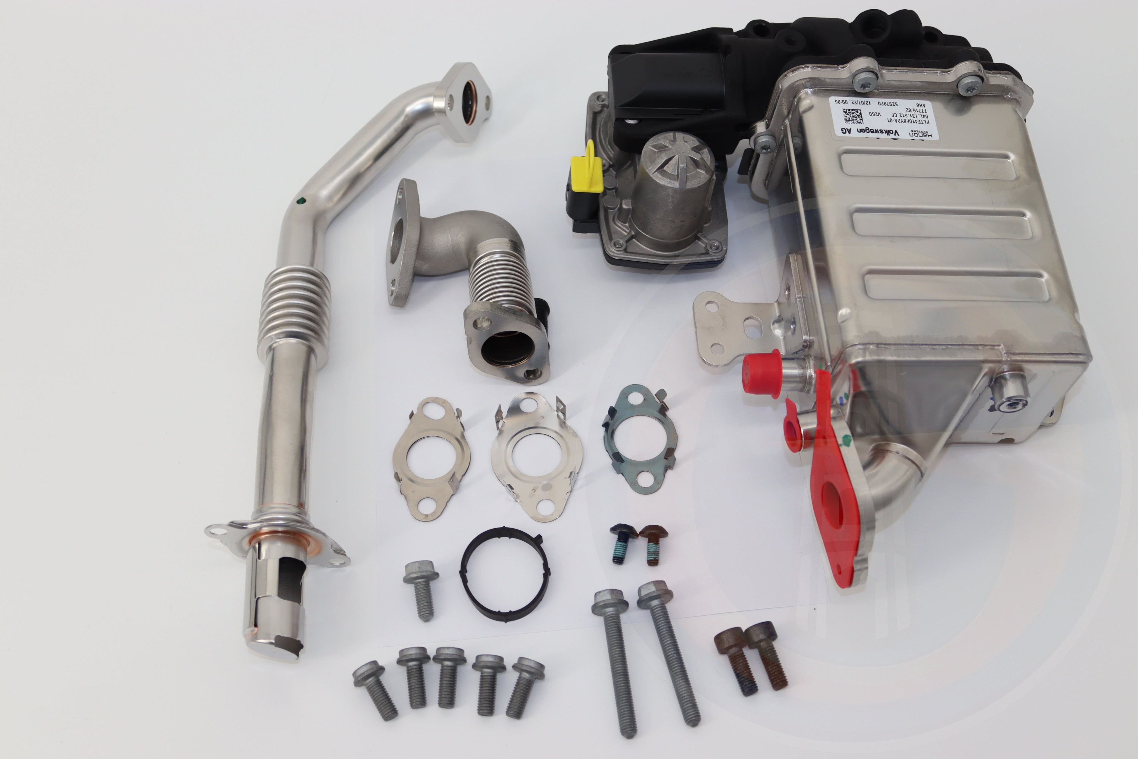Original VW T6 2.0 TDI Reparatur-Satz AGR Kühler Abgaskühler Abgasrückführung mit Anbaumaterial