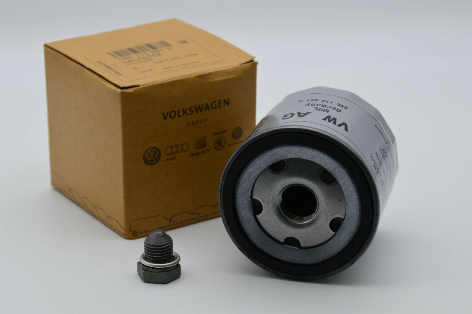 VW Audi Seat Skoda Ölfilter + Ablass Schraube Set 1.0 1.2 1.4 1.5 TSI 04E115561AC