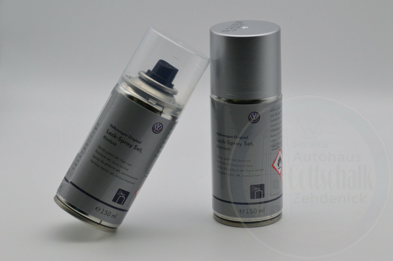Original VW Audi Lackspray Set 2 x 150 ml LI7F Uranograu I7F LLS0U6I7F
