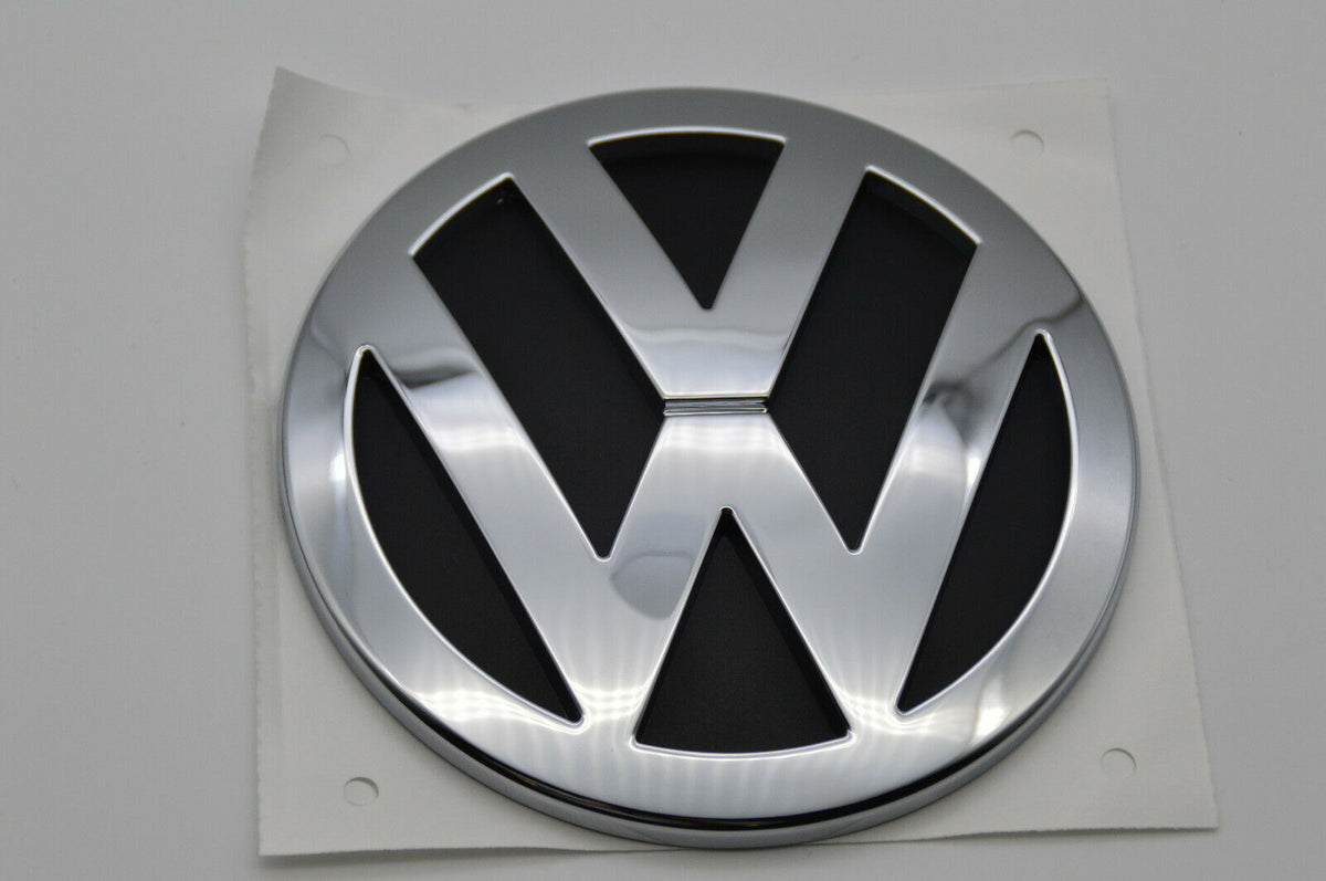 Orig VW T5 Facelif Transporter VW Emblem Heckklappe chrom/schwarz 7E0853630B ULM