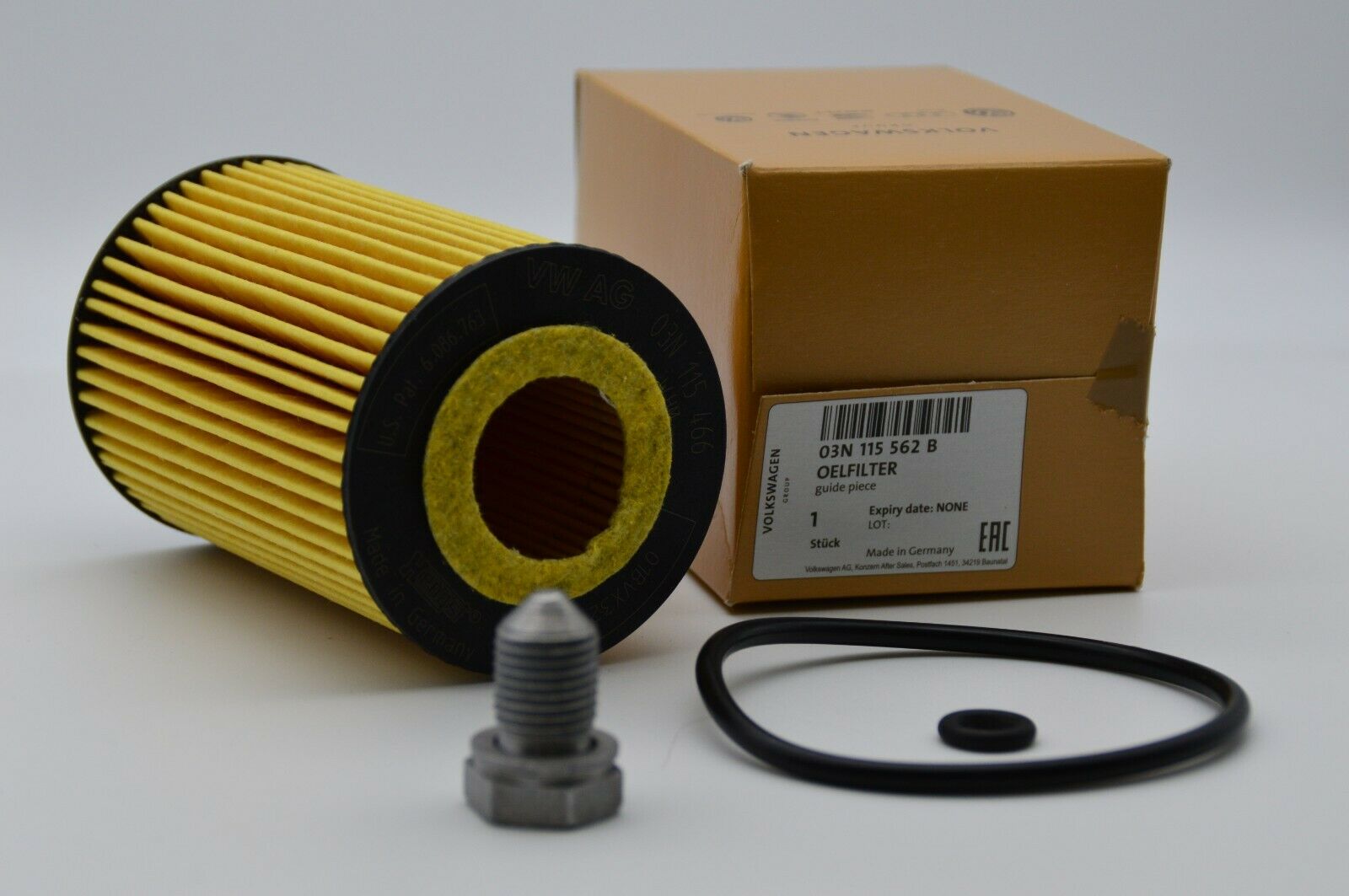 VW Audi Seat Skoda Ölfilter Filter Ablass Schraube 1,6 + 2,0 TDI Set 03N115562B