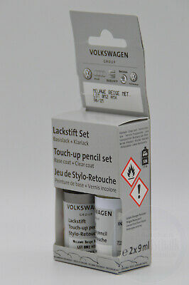 Original VW Audi Lackstift Set 2 x 9 ml  LA3Q Ruby Red Metallic A3Q LST 0M2 A3Q
