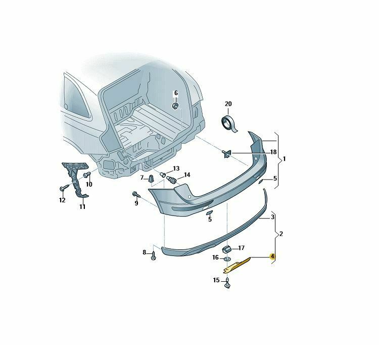 Original Audi Q5 8R Klappe Abdeckung Blende Anhängerkupplung soul 8R0807819K 4U8