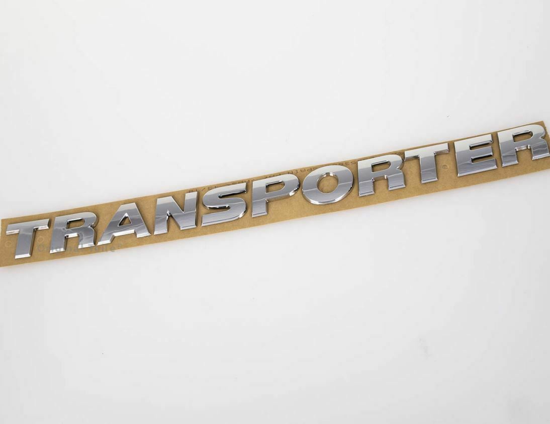Original VW T5 VW T6 TRANSPORTER Schriftzug Emblem chrom Logo Heckklappe 7E0853687 739