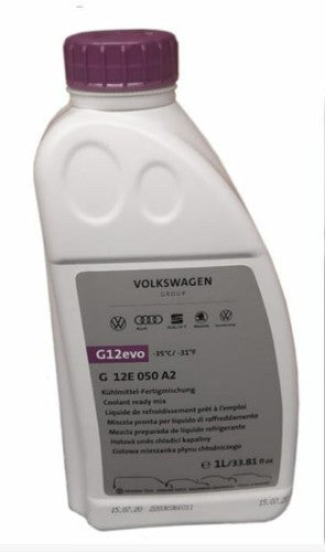 Original VW Audi Skoda G12evo Kühlmittel Frostschutz 1L Fertigmischung G12E050A2